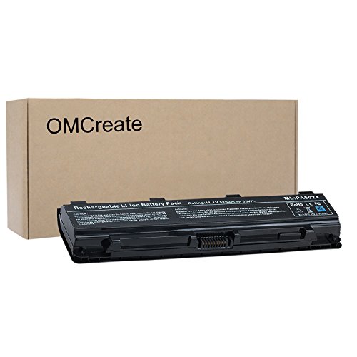 [해외]OMCreate 배터리 for Toshiba Satellite PA5024U-1BRS PA5023U-1BRS PA5025U-1BRS PA5026U-1BRS PA5109U-1BRS PABAS259 PABAS260 PABAS261-12 Months Warranty