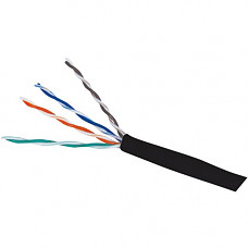 [해외]Steren Cat-5E Cable, 1,000 (BLACK) Home Audio Crossover, Black (13909)