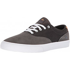 [해외]Emerica Provost Slim Vulc Skate Shoe,grey/dark grey/gold,7 Medium US