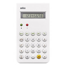 [해외]브라운 전자계산기(BNE001WH/영국직배송)Braun - Calculator (White)