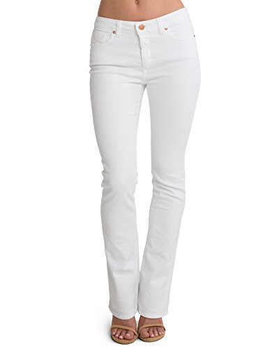 [해외]스팽스 The Slim-X Slim Boot Jeans, White (28)