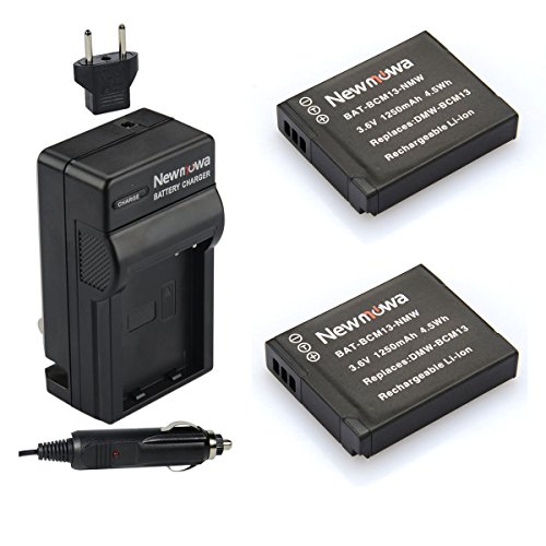 [해외]Newmowa DMW-BCM13 배터리 (2-Pack) and Charger kit for Panasonic DMW-BCM13E, DMW-BCM13PP and Panasonic Lumix DMC-FT5, DMC-LZ40,DMC-TS5, DMC-TZ37, DMC-TZ40, DMC-TZ41, DMC-TZ55,DMC-TZ60,DMC-ZS27, DMC-ZS30,DMC-ZS35,DMC-ZS40,DMC-ZS45,DMC-ZS50