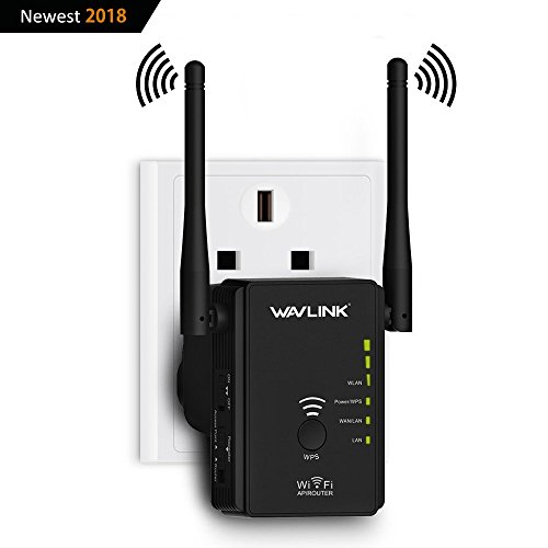 [해외]NEWEST 2018 Wireless WiFi Extender Wavlink 4 in1 Signal Booster N300 WiFi Long range Repeater Bridge Router Wi-Fi Network Access Point Signals and Extend to Smart Home and Alexa Devices
