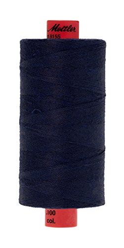 [해외]Mettler Metrosene Old Number 1155-0916 Poly Thread, 1000m/1094 yd, Navy