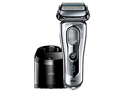 [해외]Braun Series 9-9095cc Wet and Dry Foil Shaver for Men with Cleaning Center, Electric Mens Razor, Razors, Shavers, Cordless Shaving System