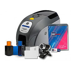 [해외](Price Hidden)Zebra ZXP Series 3 Dual Side Badge ID Card Printer & Supplies Bundle with Card Imaging Software