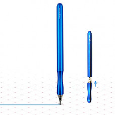 [해외]Lagava Premium Metal Stylus Pen for Capacitive Touch Screen Tablet 아이패드 Drawing Writing Sketching Note Taking Long Pencil with Precision Disc Thin Tip Replacement (Blue)