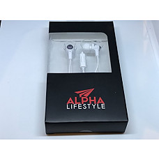 [해외]Alpha Lifestyle Lightweight In Ear Headphones Good Bass Earbuds Headphones with Volume Control Compatible with iPhone 아이패드 Android Tablets Computer