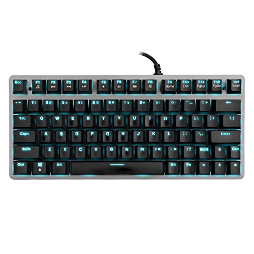 [해외]Velocifire TKL Mechanical Keyboard, 78-key with Outemu Brown Switches and Double-Shot ABS Keycaps for Copywriter, Typist and Programmer