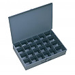 [해외]Durham 102-95-IND Gray Cold Rolled Steel Individual Large Scoop Box, 18&quot; Width x 3&quot; Height x 12&quot; Depth, 24 Compartment