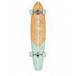 [해외]Ten Toes Board Emporium Zed Bamboo Longboard Skateboard Cruiser, 44&quot;, Aqua Fishtail