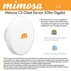 [해외]Mimosa C5 Client Device 5Ghz Gigabit CPE Fiber Speeds to the Home 500+ Mbps