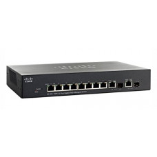 [해외]Cisco SG300-10PP-K9 10-Port Gigabit PoE+ Managed Switch