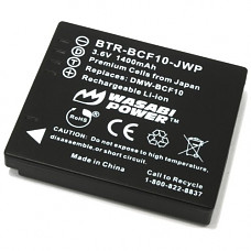 [해외]Kinamax 1200mAh DMW-BCG10 Replacement 배터리 for Panasonic Lumix DMC-ZR1, DMC-ZR3, DMC-ZS5, DMC-ZS7 - Premium Japanese Cells