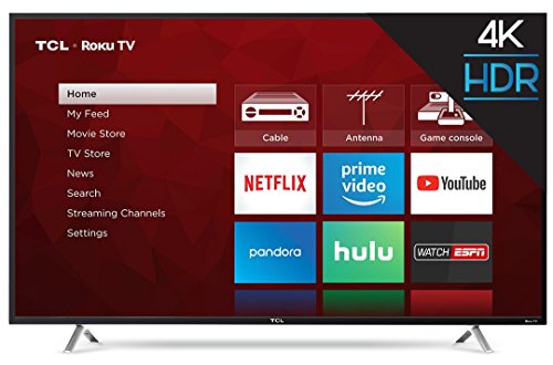 [해외]TCL 55S405 55-Inch 4K Ultra HD Roku Smart LED TV (2017 Model)