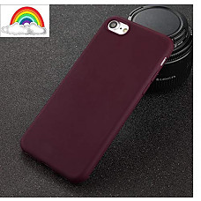 [해외]Phone Case for iPhone 8 Plus 7 6 X XR XS- Ultrathin Cases for iPhone- Back Cover for iPhone X (Wine Red, for 8 Plus)