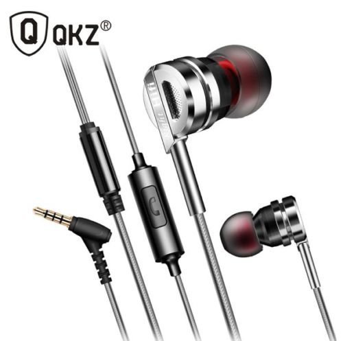 [해외]QKZ DM9 Zinc Alloy HiFi Metal Earphone With Mic