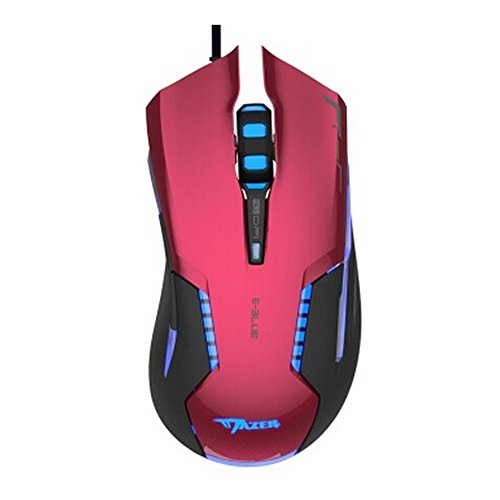 [해외]E-3lue EMS616REAA-EU Mazer 2500 DPI High Precision Optical USB Wired Gaming Mouse Mice(Red)