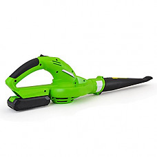 [해외]SereneLife Updated Electric Leaf Blower, Cordless, Lightweight - Only 5 lbs, Perfect For Leaves & Debris, Rechargeable 배터리 & Charger Included, Average Charge Time 4 Hrs, 18V, 55 MPH (PSLHTM32)