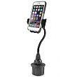 [해외]Macally Car Cup Holder Phone Mount with a Flexible Extra Long 8&quot; Neck for iPhone XS XS MAX XR X 8 8+ 7 7 Plus 6 6+ 5s SE,, 삼성 S9 S9 Plus S8, Motorola Moto, Google Pixel XL 3 (MCUP2XL)