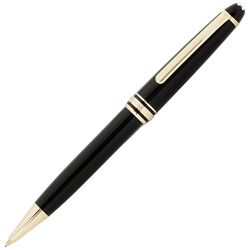 [해외]Mont Blanc 165-Meisterstuck Classique Gold Mechanical Pencil, Black-0.5 (12746)