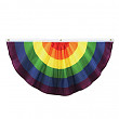 [해외]Beistle Rainbow Fabric Bunting, 4&quot;, Multicolored