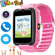 [해외]YAKOO Kids Smart Watch, Watch Cell Phone with 1.4" Touch Screen HD 카메라 Built in Puzzle Game Sms and Flashlight For Boys Girls, Perfect for Summer Outdoor Learning Toy Smartwatch for Children Gift