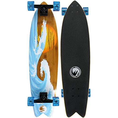 [해외]PARADISE Sunset Wave Complete Longboard