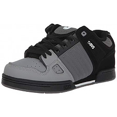 [해외]DVS Mens Celsius Skate Shoe, Grey/Black Charcoal Nubuck Deegan, 10 Medium US