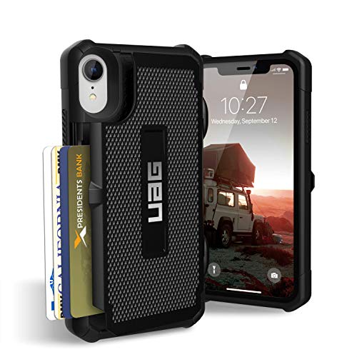 [해외]유에이지 유에이지 iPhone XR [6.1-inch Screen] Trooper Feather-Light Rugged [Black] Military Drop Tested iPhone Case