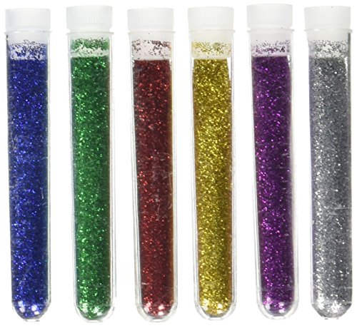 [해외]Multicraft Imports GC406A Twinkle Town Glitter Tubes 3 Grams 6/Pkg-Assorted Colors