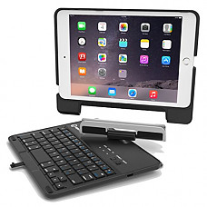 [해외]아이패드 mini Keyboard Cases, New Trent Airbender lite with Detachable Wireless Bluetooth Smart Keyboard for the 애플 아이패드 mini 4 and 아이패드 mini 1 2 3