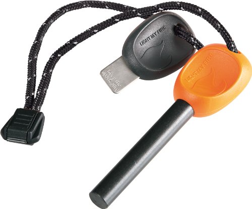 [해외]Light my Fire Swedish FireSteel 2.0 Army 12,000 Strike Fire Starter with Emergency Whistle - Orange