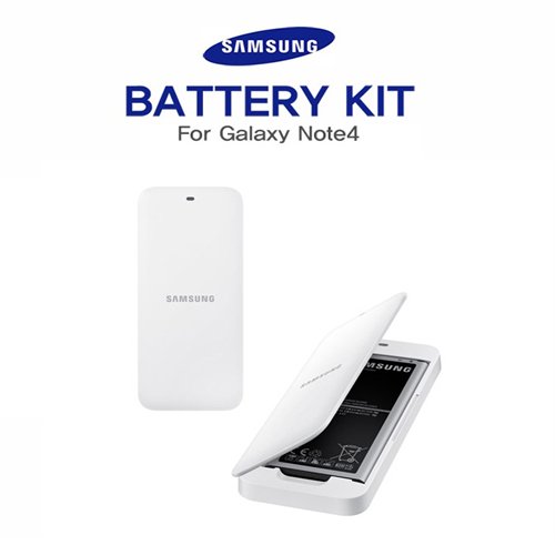 [해외]Genuine 삼성 갤럭시 Note 4 Spare 배터리 Charger with Replacement 배터리 - Retail Packing