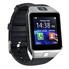 [해외]Jackson Bay Products DZ09 Bluetooth Smart Watch Phone| Touch Screen with Camera| Pedometer| Activity Tracker| Support SIM TF Card for iPhone| 삼성 LG IOS Android Phones. (Silver)