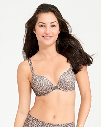 [해외]스팽스 Pillow Cup Signature T-Shirt Bra, 34D, Mini Leopard