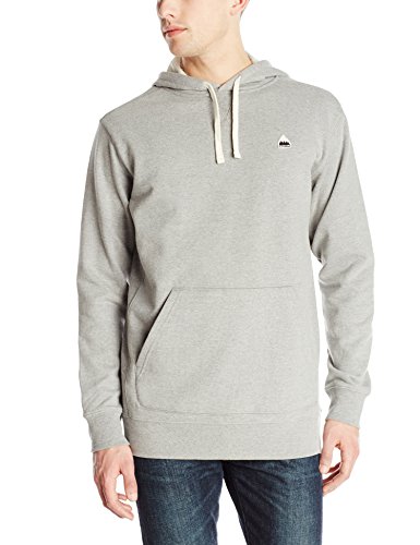 [해외]Burton Mens Roe Pullover Hoodie, XX-Large, Monument Heather