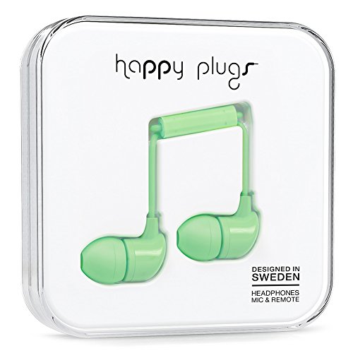 [해외]Happy Plugs 7715 In-Ear Headphone, Mint