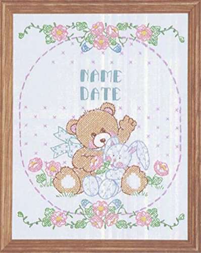 [해외]Stamped White Sampler 11"X14"-Bear & Bunny