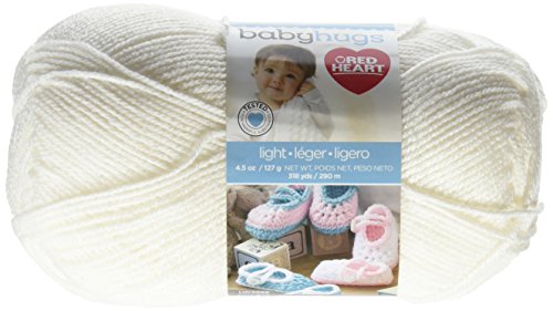 [해외]RED HEART Baby Hugs Light Yarn, Frosting