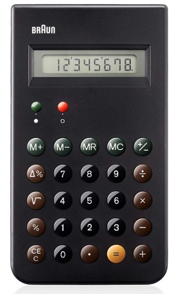 [해외]브라운 계산기(BNE001BK/영국직배송)Braun Calculator(Black)