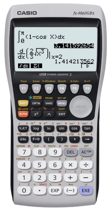 [해외]카시오(Casio) 그래픽 계산시 fx-9860GII Graphing Calculator, Black