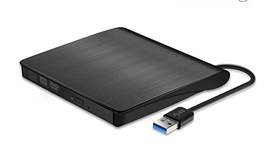 [해외]External CD Drive, Onvian USB 3.0 High Speed Data Transfer External DVD-RW ODD& HDD Device Rewriter for Windows XP/2003/Win7/Win8/Win10/Vista, Linux, Mac 10 OS