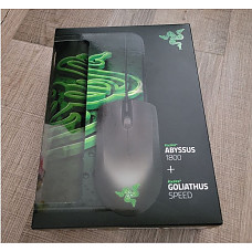 [해외]Razer Abyssus 1800 Gaming Mouse and Goliathus (Speed) Mat Bundle