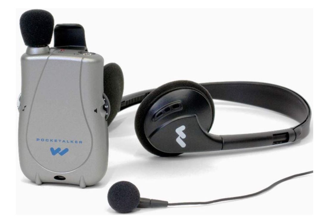 [해외]Williams Sound PKT D1 EH Pocketalker Ultra with Earbud and Headphone, 200 hours of battery life, Adjustable tone and volume control, Use with neckloops and telecoil-equipped hearing aids