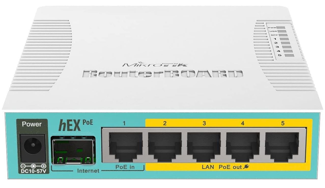 [해외]MikroTik Routerboard hEX PoE RB960PGS 5 Port Gigabit Ethernet Router