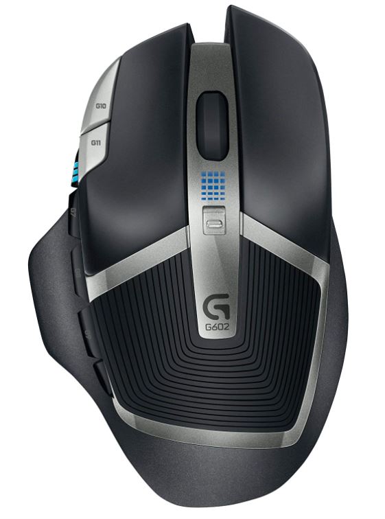 [해외]로지텍 G602 Lag-Free Wireless Gaming Mouse – 11 Programmable Buttons, Up to 2500 DPI