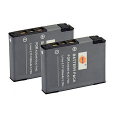 [해외]DSTE 2x KLIC-7002 Rechargeable Li-ion 배터리 Pack for Kodak EasyShare V530 V603 Zoom 카메라