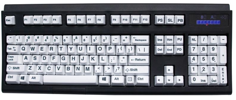 [해외]Unicomp Ultra Classic Model M Black Buckling Spring 104 Key USB Keyboard