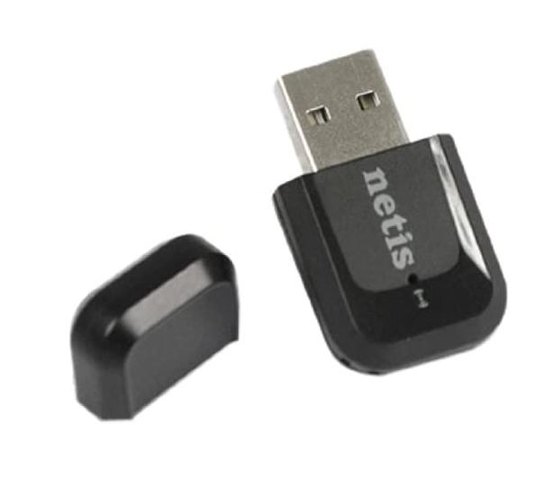 [해외]Netis WF2123 Wireless N300 Nano USB Adapter, Supports Windows, Mac OS, Linux, 2.4GHz 300Mbps, 2T2R MIMO Technology